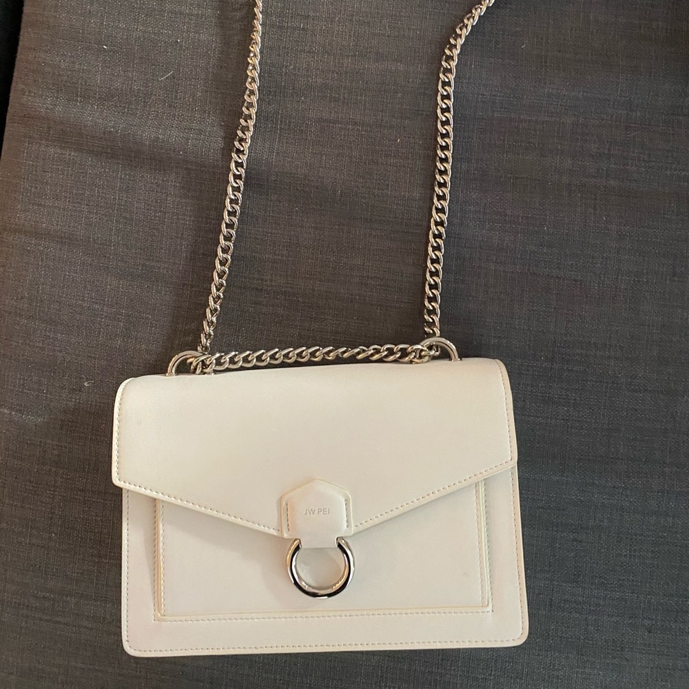 JW PEI White Purse